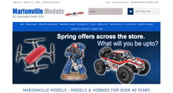 Desktop Screenshot of marionvillemodels.com